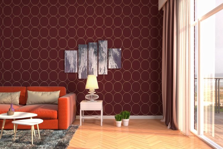 20 Dramatic Red Wallpaper For Your Home To Decorate With