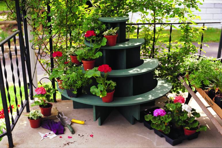 Folding Plant Stand