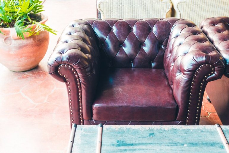 Classic Leather Armchair